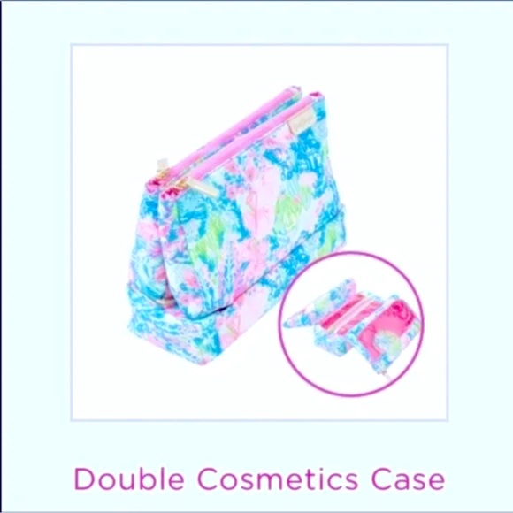 NEW 👀LILLY PULITZER FISHED MY WISH CARRY-ON DUFFLE 6 PC SET BACKPACK & MORE 👀 - Picture 10 of 12